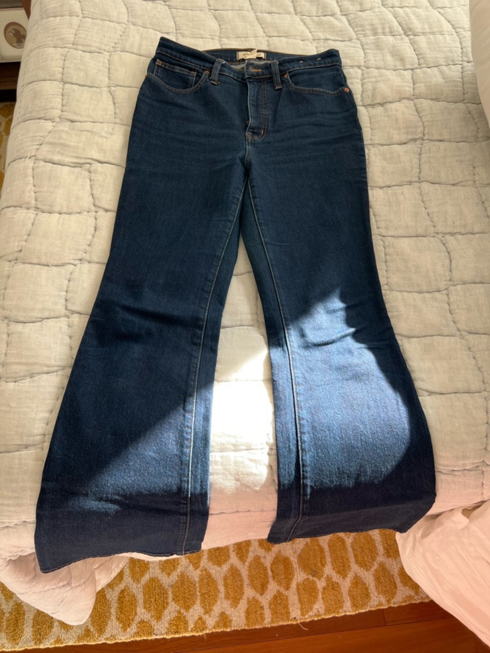 Madewell Dark Indigo Flare Jeans
